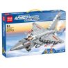 MINGDI K0161 0161 non  MÁY BAY CHIẾN ĐẤU J-10 bộ đồ chơi xếp lắp ráp ghép mô hình Military Army ARMED WEAPONS J-10 FIGHTER Quân Sự Bộ Đội 441 khối