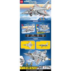MINGDI K0161 0161 non  MÁY BAY CHIẾN ĐẤU J-10 bộ đồ chơi xếp lắp ráp ghép mô hình Military Army ARMED WEAPONS J-10 FIGHTER Quân Sự Bộ Đội 441 khối