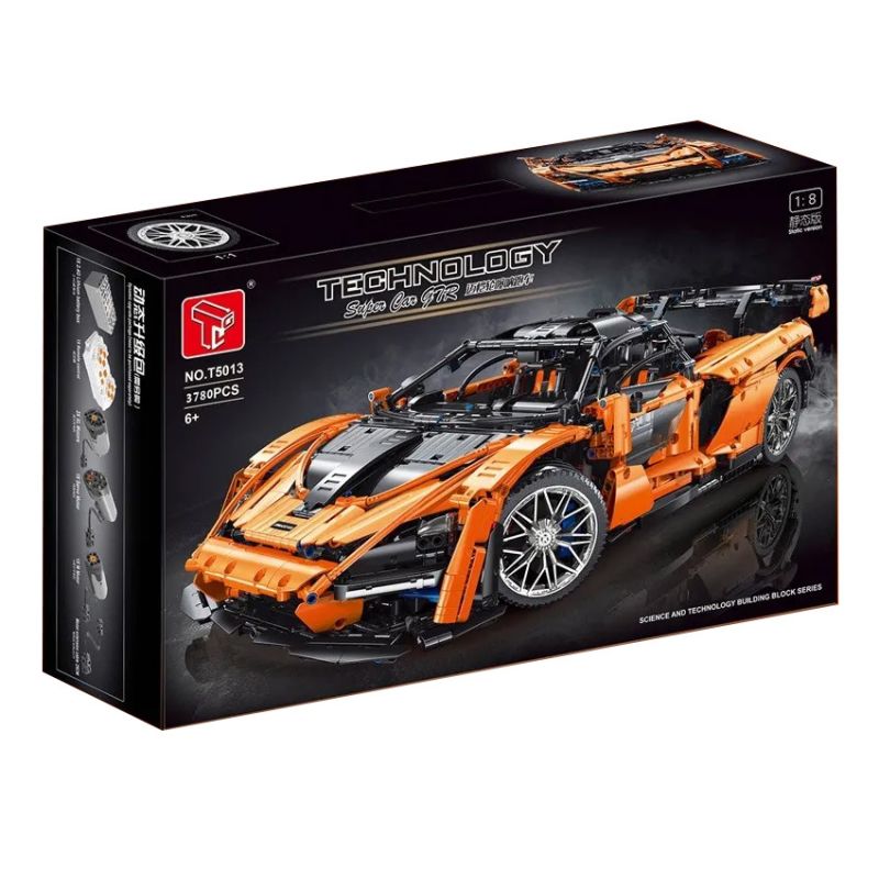 SHENG YUAN SY 8886 SUPER 18K K158 TA GAOLE T5013 5013 T5013A 5013A non Lego TÍCH LŨY VŨ KHÍ MCLAREN SENNA bộ đồ chơi xếp lắp ráp ghép mô hình Technic Kỹ Thuật Công Nghệ Cao Mô Hình Phương Tiện 3629 khối