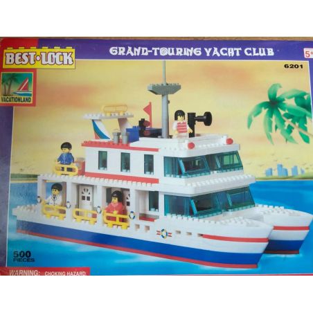 BEST-LOCK 6201 non  TÀU DU LỊCH bộ đồ chơi xếp lắp ráp ghép mô hình City Thành Phố 500 khối