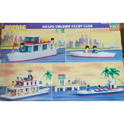 BEST-LOCK 6201 non  TÀU DU LỊCH bộ đồ chơi xếp lắp ráp ghép mô hình City Thành Phố 500 khối