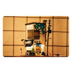 CADA DOUBLEE C66006 66006 non  NHÀ BÁNH MÌ NHẬT BẢN bộ đồ chơi xếp lắp ráp ghép mô hình City 蒸しパン屋 Thành Phố 1108 khối