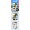 CADA DOUBLEE C66006 66006 non  NHÀ BÁNH MÌ NHẬT BẢN bộ đồ chơi xếp lắp ráp ghép mô hình City 蒸しパン屋 Thành Phố 1108 khối