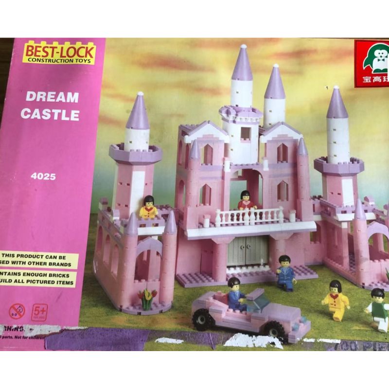 BEST-LOCK 4025 non Lego LÂU ĐÀI TRONG MƠ bộ đồ chơi xếp lắp ráp ghép mô hình Girl DREAM CASTLE Con Gái