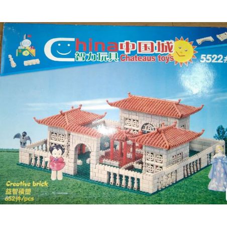 POINT HEIGHT 5522 non  PHỐ NGƯỜI HOA bộ đồ chơi xếp lắp ráp ghép mô hình 652 khối