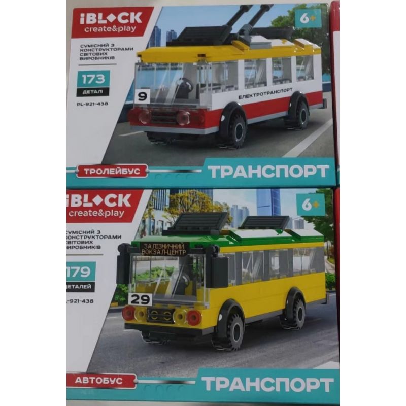 IBLOCK PL-921-438 921-438 PL921-438 non  XE BUÝT bộ đồ chơi xếp lắp ráp ghép mô hình Creator Sáng Tạo