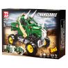 HAPPY BUILD SHINEYU XINYU YC-23013 23013 YC23013 non  XE BIẾN HÌNH TRICERATOPS KHỦNG LONG bộ đồ chơi xếp lắp ráp ghép mô hình Jurassic World Thế Giới Khủng Long 548 khối