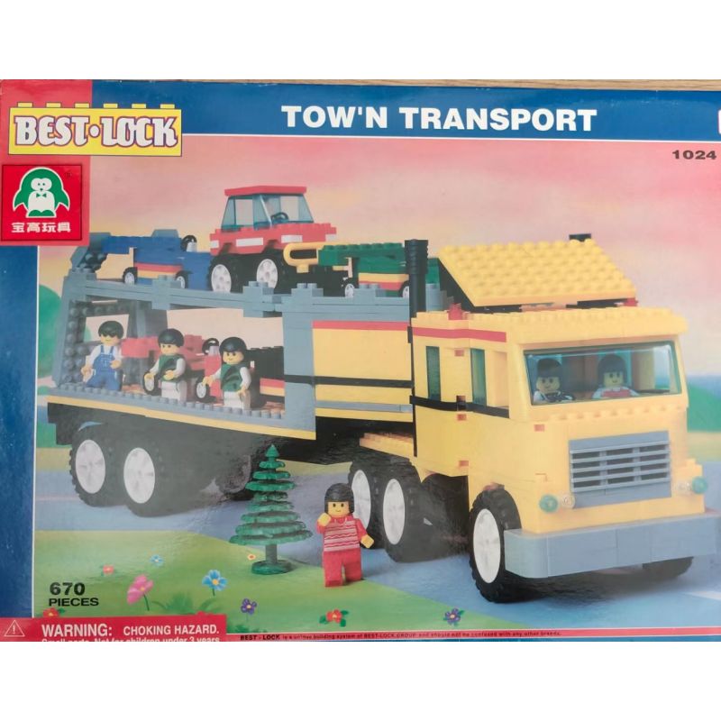 BEST-LOCK 1024 non Lego ĐOẠN PHIM GIỚI THIỆU bộ đồ chơi xếp lắp ráp ghép mô hình City Thành Phố 670 khối