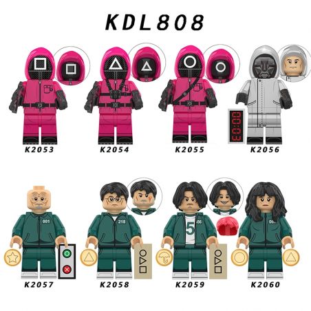 KDL K2055 2055 K2056 2056 K2057 2057 K2058 2058 K2059 2059 K2060 2060 808 K2053 2053 K2054 2054 non  8 NHÂN VẬT NHỎ TRÒ CHƠI MỰC bộ đồ chơi xếp lắp ráp ghép mô hình Movie & Game Phim Và Trò Chơi
