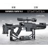 SEMBO 702010 non  SÚNG TRƯỜNG BẮN TỈA CS LR4 bộ đồ chơi xếp lắp ráp ghép mô hình BLOCK GUN 1561 khối