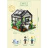 FORANGE FC8501 8501 non  CỬA HÀNG HOA bộ đồ chơi xếp lắp ráp ghép mô hình DREAM COTTAGE 579 khối