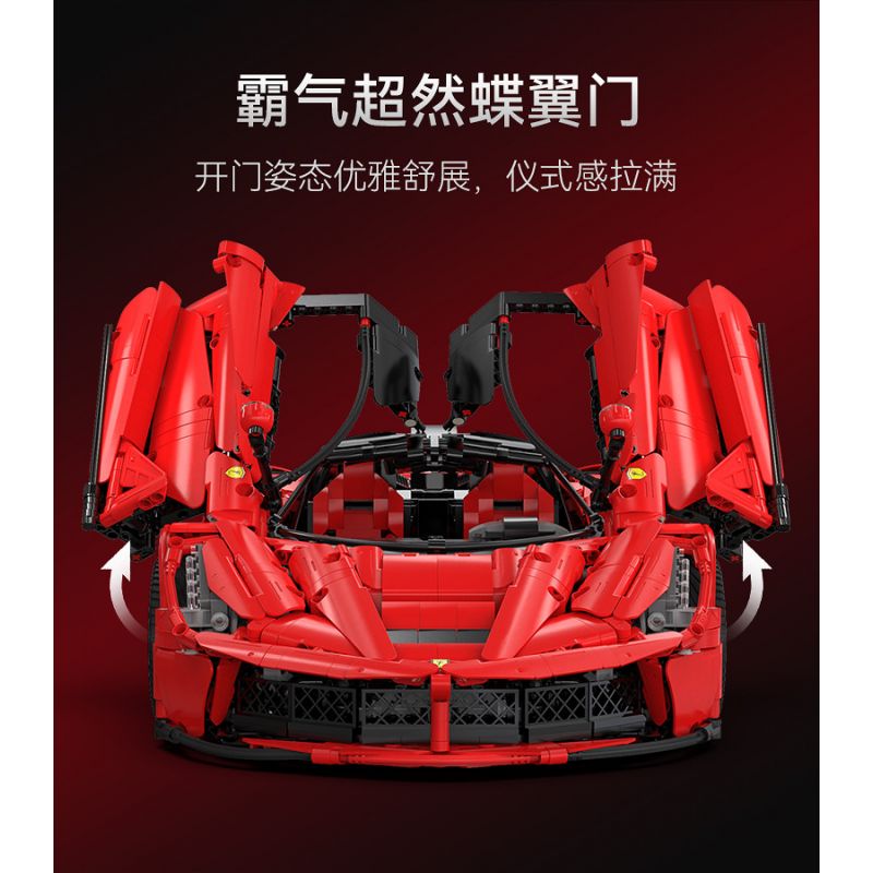 CADA DOUBLEE C61505 61505 non  FERRARI tỷ lệ 1:8 bộ đồ chơi xếp lắp ráp ghép mô hình  FERRARI LAFERRARI VIVA HYPERCAR Kỹ Thuật Công Nghệ Cao Mô Hình Phương Tiện 4739 khối