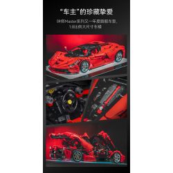 CADA DOUBLEE C61505 61505 non  FERRARI tỷ lệ 1:8 bộ đồ chơi xếp lắp ráp ghép mô hình  FERRARI LAFERRARI VIVA HYPERCAR Kỹ Thuật Công Nghệ Cao Mô Hình Phương Tiện 4739 khối
