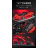 CADA DOUBLEE C61505 61505 non  FERRARI tỷ lệ 1:8 bộ đồ chơi xếp lắp ráp ghép mô hình  FERRARI LAFERRARI VIVA HYPERCAR Kỹ Thuật Công Nghệ Cao Mô Hình Phương Tiện 4739 khối