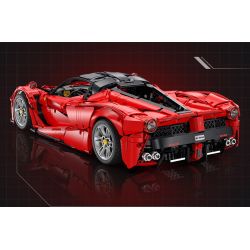 CADA DOUBLEE C61505 61505 non  FERRARI tỷ lệ 1:8 bộ đồ chơi xếp lắp ráp ghép mô hình  FERRARI LAFERRARI VIVA HYPERCAR Kỹ Thuật Công Nghệ Cao Mô Hình Phương Tiện 4739 khối