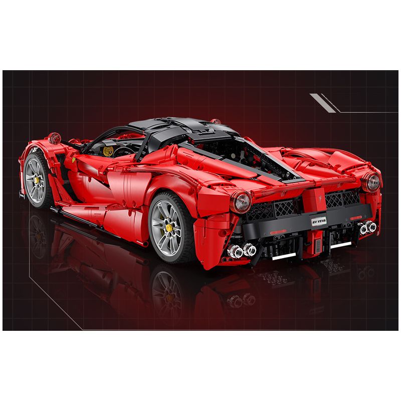 CADA DOUBLEE C61505 61505 non  FERRARI tỷ lệ 1:8 bộ đồ chơi xếp lắp ráp ghép mô hình  FERRARI LAFERRARI VIVA HYPERCAR Kỹ Thuật Công Nghệ Cao Mô Hình Phương Tiện 4739 khối