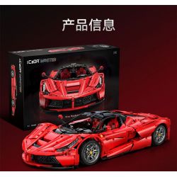 CADA DOUBLEE C61505 61505 non  FERRARI tỷ lệ 1:8 bộ đồ chơi xếp lắp ráp ghép mô hình  FERRARI LAFERRARI VIVA HYPERCAR Kỹ Thuật Công Nghệ Cao Mô Hình Phương Tiện 4739 khối