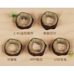 HAPPY BUILD SHINEYU XINYU YC-23011 23011 YC23011 non  TYRANNOSAURUS REX XE BIẾN HÌNH KHỦNG LONG bộ đồ chơi xếp lắp ráp ghép mô hình Jurassic World Thế Giới Khủng Long 572 khối