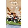 HAPPY BUILD SHINEYU XINYU YC-23011 23011 YC23011 non  TYRANNOSAURUS REX XE BIẾN HÌNH KHỦNG LONG bộ đồ chơi xếp lắp ráp ghép mô hình Jurassic World Thế Giới Khủng Long 572 khối