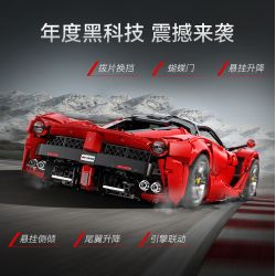 CADA DOUBLEE C61505 61505 non  FERRARI tỷ lệ 1:8 bộ đồ chơi xếp lắp ráp ghép mô hình  FERRARI LAFERRARI VIVA HYPERCAR Kỹ Thuật Công Nghệ Cao Mô Hình Phương Tiện 4739 khối