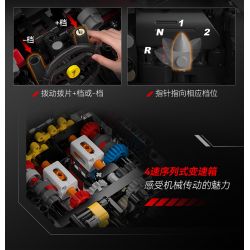 CADA DOUBLEE C61505 61505 non  FERRARI tỷ lệ 1:8 bộ đồ chơi xếp lắp ráp ghép mô hình  FERRARI LAFERRARI VIVA HYPERCAR Kỹ Thuật Công Nghệ Cao Mô Hình Phương Tiện 4739 khối