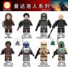 WM 2211 2212 2213 2214 2215 2216 2217 2218 6122 non  8 NHÂN VẬT NHỎ SÊ-RI MANDALORIAN bộ đồ chơi xếp lắp ráp ghép mô hình Star Wars Chiến Tranh Giữa Các Vì Sao