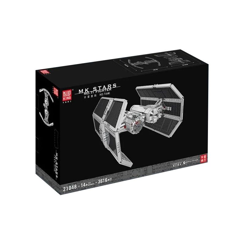 MouldKing 21048 Mould King 21048 non  MÁY BAY NÉM BOM TITAN bộ đồ chơi xếp lắp ráp ghép mô hình Star Wars TIE BOMBER Chiến Tranh Giữa Các Vì Sao 3616 khối