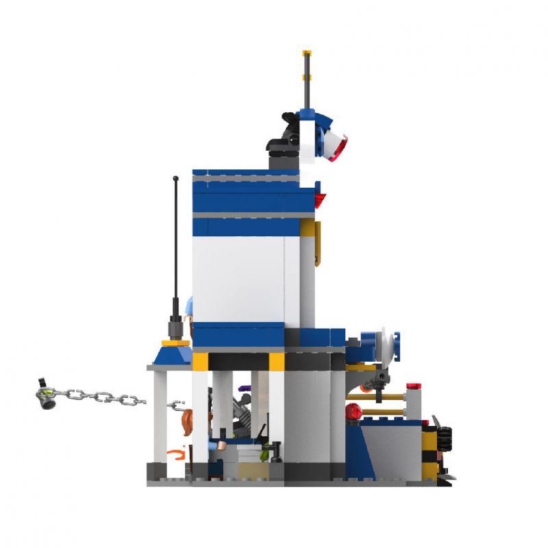 JAKI JK9501 9501 non  SĂN LÙNG CHỐNG KHỦNG BỐ bộ đồ chơi xếp lắp ráp ghép mô hình CITY GUARDIANS THE GREAT TERRORIST HUNT 743 khối