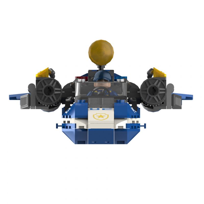 JAKI JK9127 9127 non  THUYỀN CẢNH SÁT BÃO bộ đồ chơi xếp lắp ráp ghép mô hình CITY GUARDIANS HURRICANE POLICE BOAT 163 khối