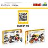 SEMBO 701718 non  MÔ TÔ PHÂN KHỐI LỚN MÀU CAM MÁT MẺ bộ đồ chơi xếp lắp ráp ghép mô hình  ENJOY THE RIDE Kỹ Thuật Công Nghệ Cao Mô Hình Phương Tiện 701 khối