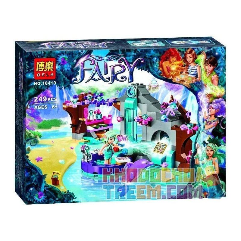 NOT Lego ELVES 41072 Naida's Spa Secret, Bela 10410 Lari 10410 Xếp hình nơi nghỉ thư giãn bí mật của Naida 249 khối NOT Lego ELVES 41072 Naida's Spa Secret, Bela 10410 Lari 10410 Xếp hình nơi nghỉ thư giãn bí mật của Naida 249 khối