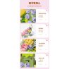 SEMBO 611050 611081 non  HỘP NHẠC HOA NGÔN NGỮ TRÀ HUA YAN bộ đồ chơi xếp lắp ráp ghép mô hình Creator Sáng Tạo 575 khối