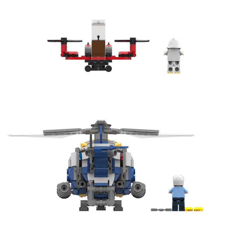 JAKI JK9125 9125 non  NGƯỜI THEO DÕI bộ đồ chơi xếp lắp ráp ghép mô hình CITY GUARDIANS 433 khối