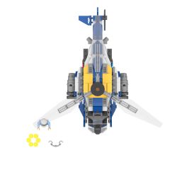 JAKI JK9125 9125 non  NGƯỜI THEO DÕI bộ đồ chơi xếp lắp ráp ghép mô hình CITY GUARDIANS 433 khối