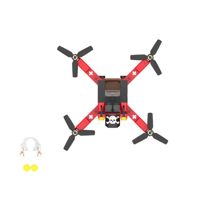 JAKI JK9125 9125 non  NGƯỜI THEO DÕI bộ đồ chơi xếp lắp ráp ghép mô hình CITY GUARDIANS 433 khối