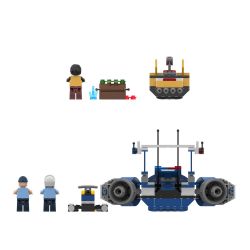 JAKI JK9123 9123 non  TRẬN CHIẾN BIỂN SẤM SÉT bộ đồ chơi xếp lắp ráp ghép mô hình CITY GUARDIANS 398 khối