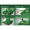 SEMBO 203105 non  XE TĂNG HẠNG TRUNG KIỂU 59 bộ đồ chơi xếp lắp ráp ghép mô hình Military Army TYPE 59 MEDIUM TANK Quân Sự Bộ Đội 489 khối