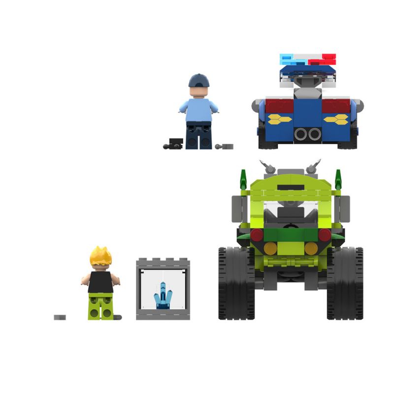 JAKI JK9122 9122 non  ĐẤU TAY ĐÔI bộ đồ chơi xếp lắp ráp ghép mô hình CITY GUARDIANS 350 khối