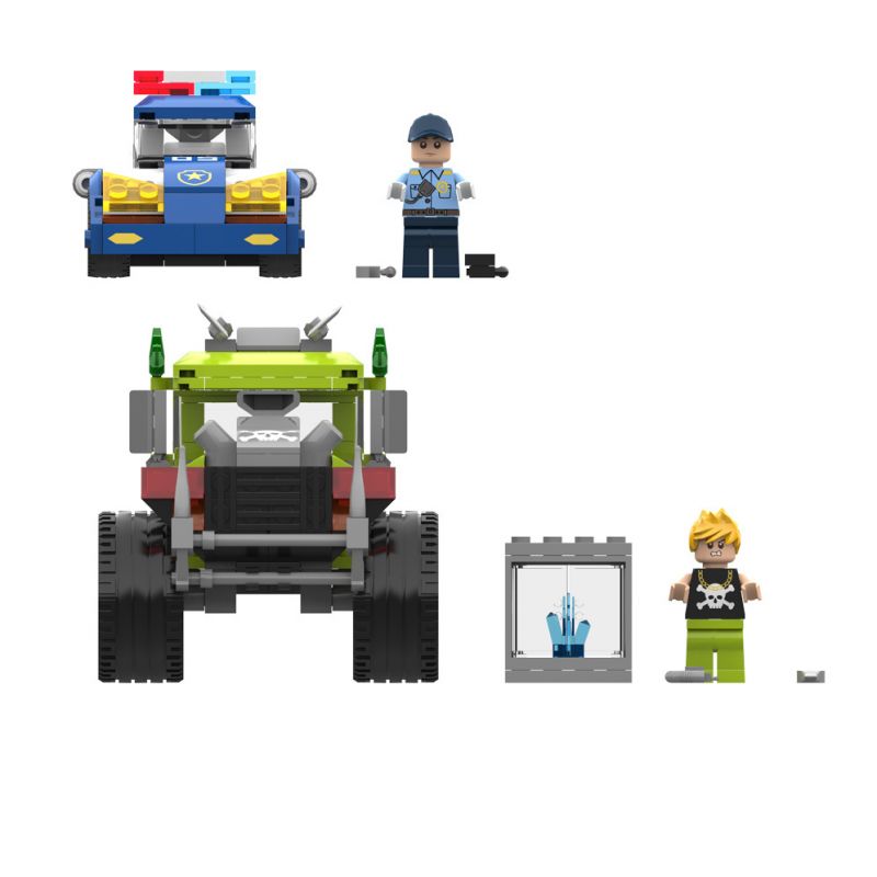 JAKI JK9122 9122 non  ĐẤU TAY ĐÔI bộ đồ chơi xếp lắp ráp ghép mô hình CITY GUARDIANS 350 khối