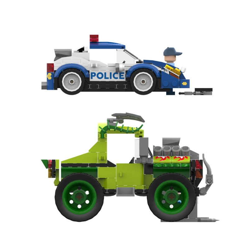 JAKI JK9122 9122 non  ĐẤU TAY ĐÔI bộ đồ chơi xếp lắp ráp ghép mô hình CITY GUARDIANS 350 khối