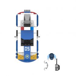 JAKI JK9122 9122 non  ĐẤU TAY ĐÔI bộ đồ chơi xếp lắp ráp ghép mô hình CITY GUARDIANS 350 khối