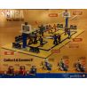 C3 21541 non  SÂN BÓNG RỔ bộ đồ chơi xếp lắp ráp ghép mô hình Brickheadz ELITE EDITION FULL COURT SET Nhân Vật Đầu To 393 khối