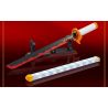 DK 1503 non  DAO BÁNH XE MẶT TRỜI YANZHU 1:1 tỷ lệ 1:1 bộ đồ chơi xếp lắp ráp ghép mô hình Kimetsu No Yaiba DEMON SLAYER Thanh Gươm Diệt Quỷ 790 khối