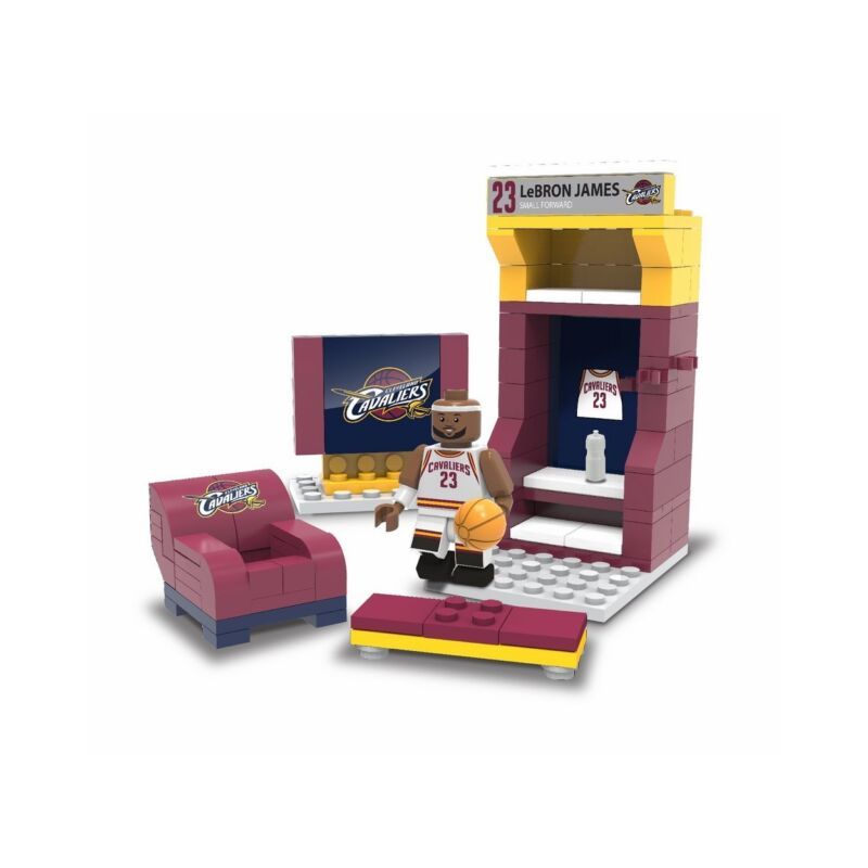 C3 21521 non Lego NBA LEBRON JAMES bộ đồ chơi xếp lắp ráp ghép mô hình Brickheadz Nhân Vật Đầu To 63 khối