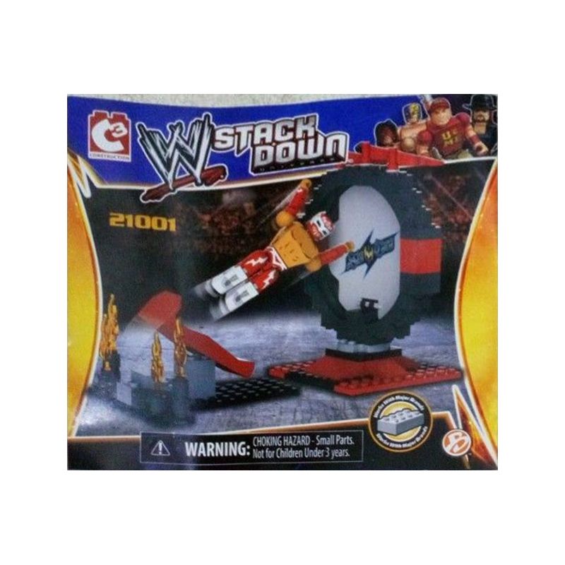 C3 21001 non Lego XẾP CHỒNG WWE bộ đồ chơi xếp lắp ráp ghép mô hình Sports Thể Thao