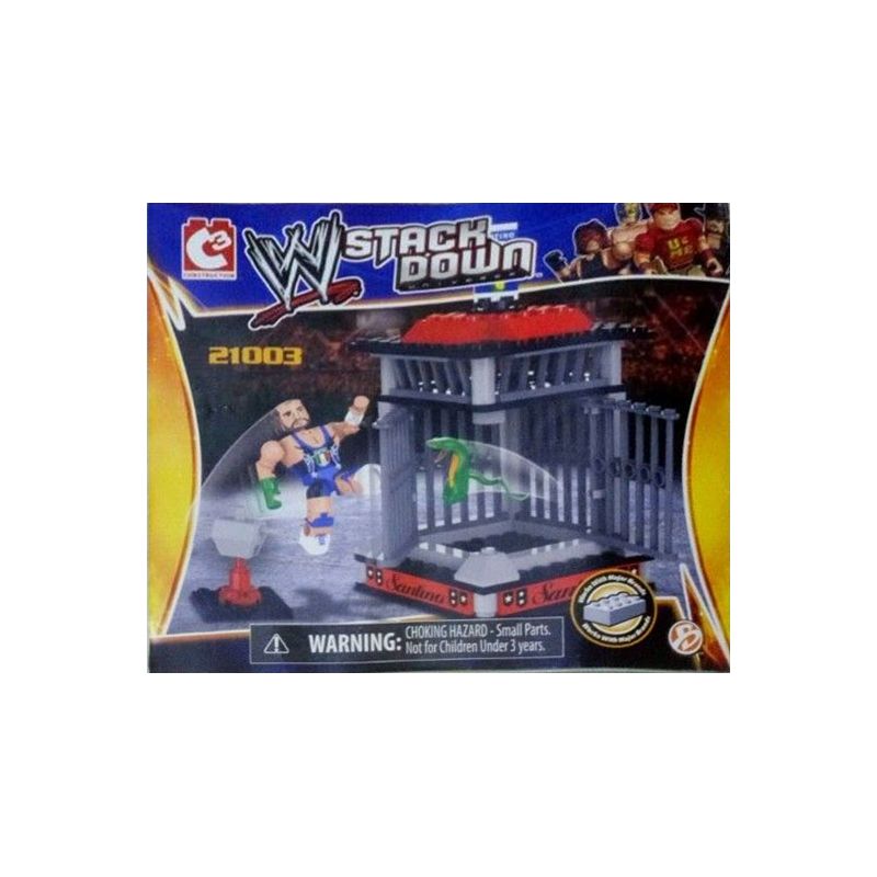C3 21003 non Lego XẾP CHỒNG WWE bộ đồ chơi xếp lắp ráp ghép mô hình Sports Thể Thao