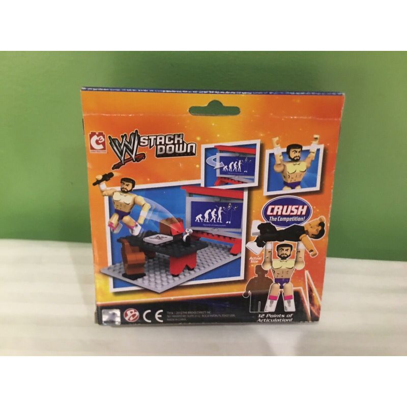 C3 21004 non  TRƯỜNG HỌC HARD KNOCKS CỦA DAMIEN SANDOW bộ đồ chơi xếp lắp ráp ghép mô hình Sports Thể Thao 71 khối