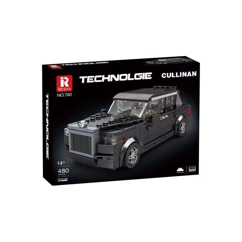 REOBRIX 790 non  ROLLS-ROYCE CULLINAN bộ đồ chơi xếp lắp ráp ghép mô hình Speed Champions Racing Cars Đua Xe Công Thức 480 khối