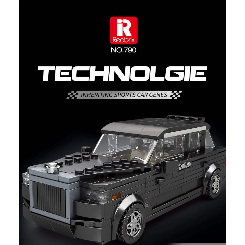 REOBRIX 790 non  ROLLS-ROYCE CULLINAN bộ đồ chơi xếp lắp ráp ghép mô hình Speed Champions Racing Cars Đua Xe Công Thức 480 khối
