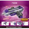 LEDUO 76126 non  CASTLE-LORD SÚNG TIỂU LIÊN UZI bộ đồ chơi xếp lắp ráp ghép mô hình JEDI ELITE 366 khối